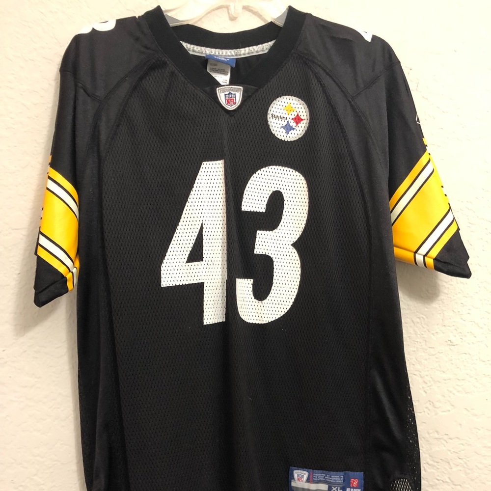 Polamalu XL On Field Reebok Jersey 43